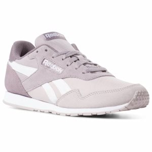 Reebok Royal Ultra Turnschuhe Damen - Grau/Lila/Weiß - DE 612-HFM